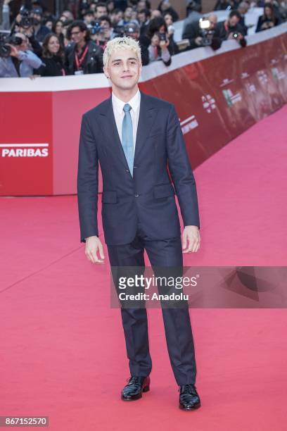 Actor Xavier Dolan poses for a photo at the red carpet during the 12th Rome Film Fest at Auditorium Parco Della Musica in Rome, Italy on October 27,...