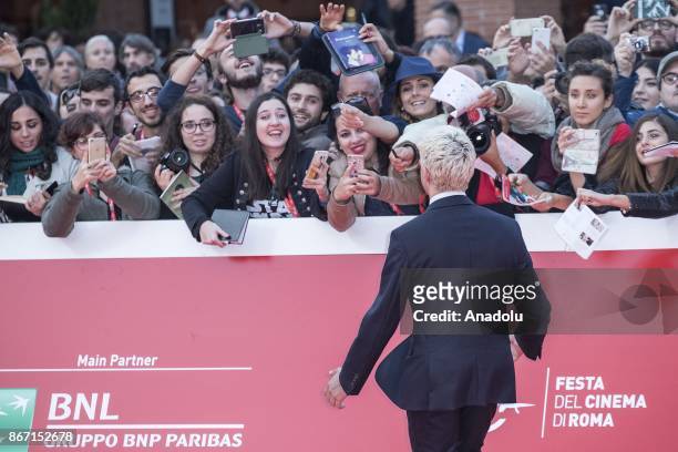 Actor Xavier Dolan attends the 12th Rome Film Fest at Auditorium Parco Della Musica in Rome, Italy on October 27, 2017.