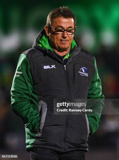 Galway , Ireland - 27 October 2017; Connacht head coach Kieran Keane ahead of the Guinness PRO14 Round 7 match between Connacht and Munster at the...