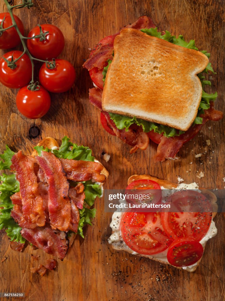 Gegrilltes BLT Sandwich
