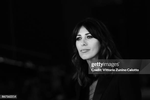 Olivia Magnani walks a red carpet for 'Una Questione Privata' during the 12th Rome Film Fest at Auditorium Parco Della Musica on October 27, 2017 in...