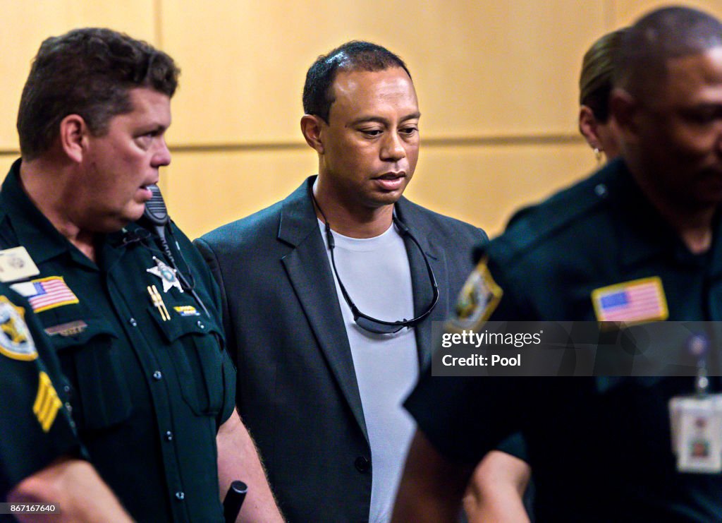Tiger Woods Appears In Florida Court For DUI Hearing