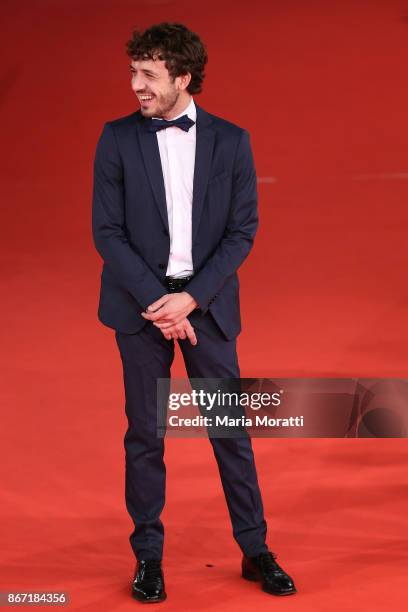 Alessandro Bertoncini walks a red carpet for 'Una Questione Privata Red' during the 12th Rome Film Fest at Auditorium Parco Della Musica on October...