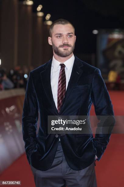 Rome, ITALY Actor Lorenzo Richelmy attends the red carpet of Taviani's movie "Una Questione Privata" during 12th Rome Film Festival at Auditorium...