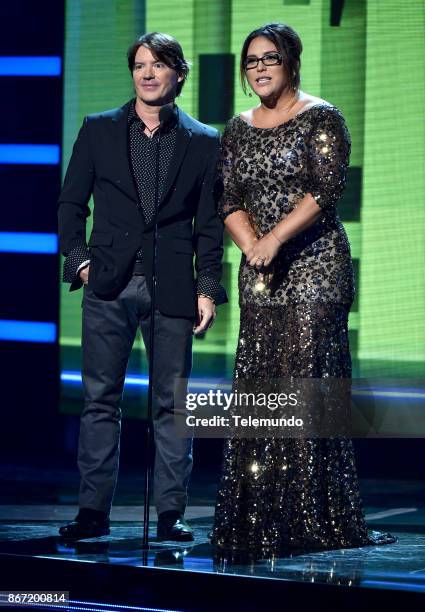 Show" -- Pictured: Arthur Hanlon, Angelica Vale at the Dolby Theatre in Hollywood, CA on October 26, 2017 --