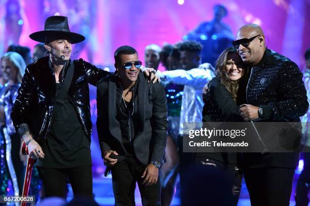 Show" -- Pictured: Jesse & Joy featuring Gente De Zona at the Dolby Theatre in Hollywood, CA on October 26, 2017 --