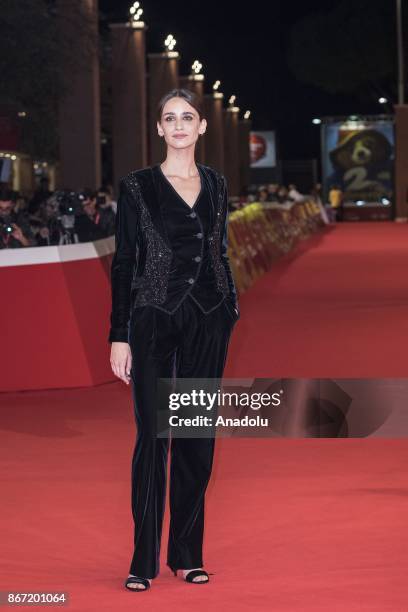 Rome, ITALY Actress Valentina Belle attends the red carpet of Taviani's movie "Una Questione Privata" during 12th Rome Film Festival at Auditorium...