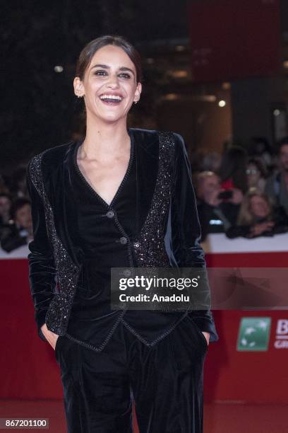 Rome, ITALY Actress Valentina Belle attends the red carpet of Taviani's movie "Una Questione Privata" during 12th Rome Film Festival at Auditorium...