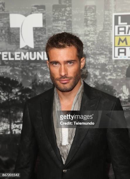 Press Room" -- Pictured: Rodrigo Guirao Díaz at the Dolby Theatre in Hollywood, CA on October 26, 2017 --
