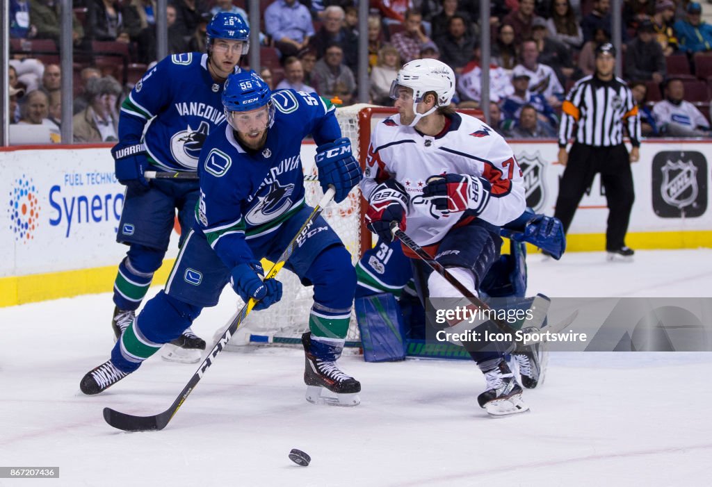 NHL: OCT 26 Capitals at Canucks