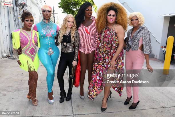 Aaliyah Jae, Tiffany Fantasia,Ê Elishaly D'Witshes, JoAnna Michelle, Noel Leon, and ÊMissy LepaigeÊattend Pop Sensation JoAnna Michelle rocks Miami...