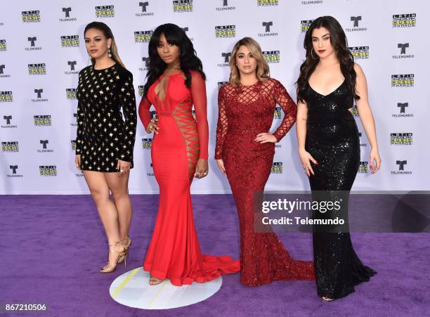 Red Carpet" -- Pictured: Dinah Jane, Normani Kordei, Ally Brooke, and Lauren Jauregui of Fifth Harmony at the Dolby Theater in Los Angeles, CA on...