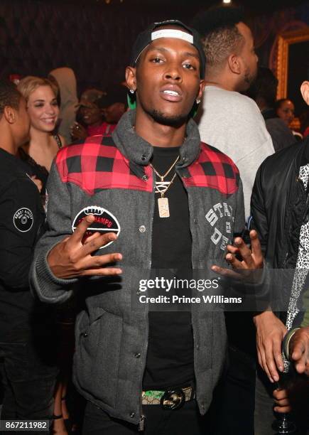 Jadarius Jenkins attends a Party at Amora Lounge on October 26, 2017 in Atlanta, Georgia.