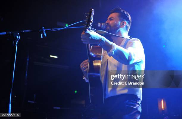 Liam Fray performs at KOKO on October 27, 2017 in London, England.