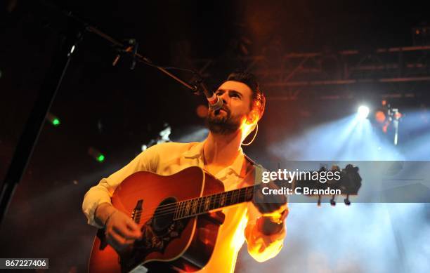 Liam Fray performs at KOKO on October 27, 2017 in London, England.