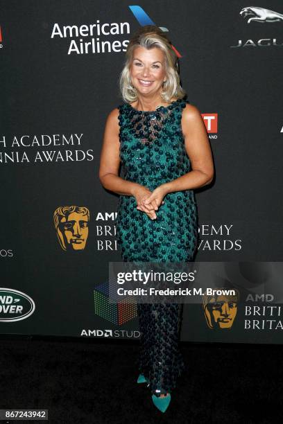 Of BAFTA Los Angeles Chantal Rickards attends the 2017 AMD British Academy Britannia Awards Presented by American Airlines And Jaguar Land Rover at...