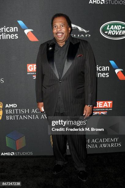 Leslie David Baker attends the 2017 AMD British Academy Britannia Awards Presented by American Airlines And Jaguar Land Rover at The Beverly Hilton...