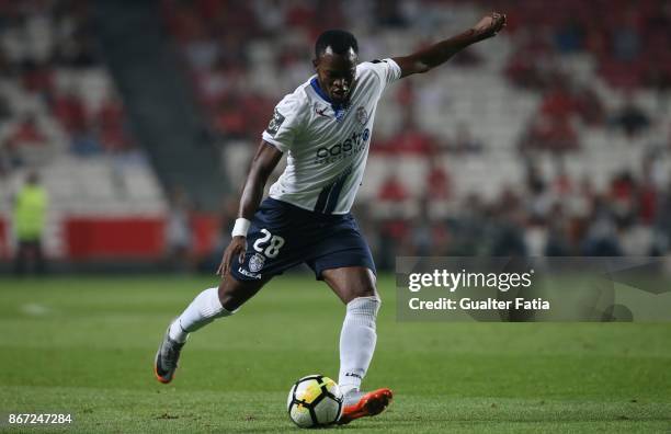 Feirense defender Jean Sony from Haiti in action during the Primeira Liga match between SL Benfica and CD Feirense at Estadio da Luz on October 27,...