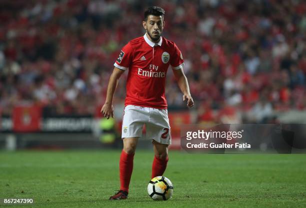 Benfica forward Pizzi from Portugal in action during the Primeira Liga match between SL Benfica and CD Feirense at Estadio da Luz on October 27, 2017...
