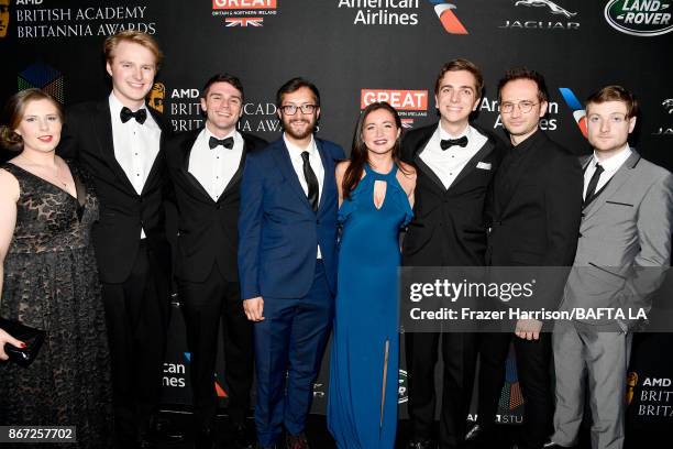 Scholars attend the 2017 AMD British Academy Britannia Awards Presented by American Airlines And Jaguar Land Rover at The Beverly Hilton Hotel on...