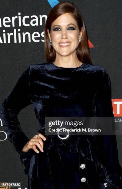 Charity Wakefield attends the 2017 AMD British Academy Britannia Awards Presented by American Airlines And Jaguar Land Rover at The Beverly Hilton...