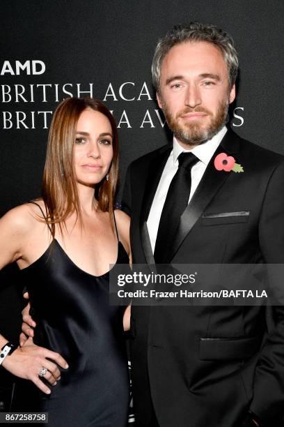 British Consul General Michael Howells and Courtney Howells attend the 2017 AMD British Academy Britannia Awards Presented by American Airlines And...