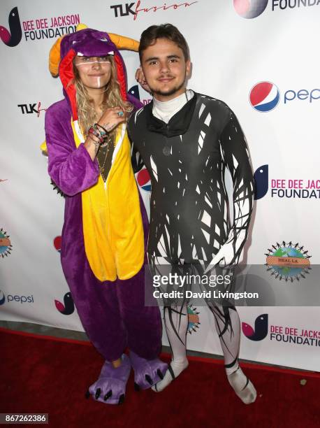 Paris Jackson and Prince Jackson at Prince Jackson's Heal LA and TLK Fusion Present the 2nd Annual Costume for a Cause at Jackson Family Home on...