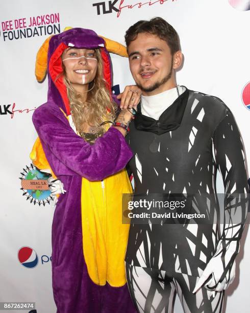 Paris Jackson and Prince Jackson at Prince Jackson's Heal LA and TLK Fusion Present the 2nd Annual Costume for a Cause at Jackson Family Home on...