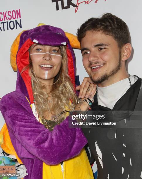 Paris Jackson and Prince Jackson at Prince Jackson's Heal LA and TLK Fusion Present the 2nd Annual Costume for a Cause at Jackson Family Home on...