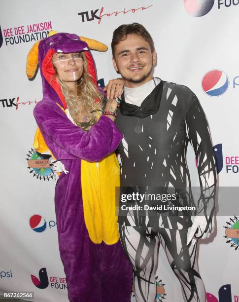 Paris Jackson and Prince Jackson at Prince Jackson's Heal LA and TLK Fusion Present the 2nd Annual Costume for a Cause at Jackson Family Home on...