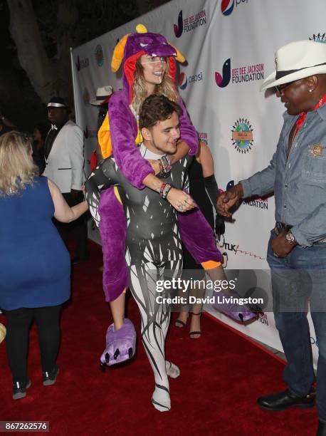 Paris Jackson and Prince Jackson at Prince Jackson's Heal LA and TLK Fusion Present the 2nd Annual Costume for a Cause at Jackson Family Home on...