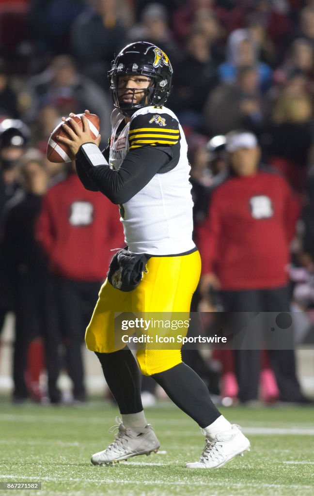 CFL: OCT 27 Hamilton Tiger-Cats at Ottawa Redblacks