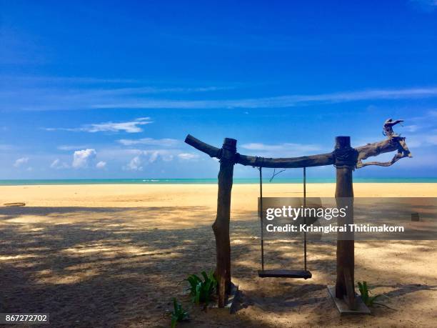 view of ao manoa - khao tanyong national park, narathiwat province, thailand. - narathiwat stock pictures, royalty-free photos & images