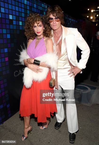 Cindy Crawford and Rande Gerber attend Casamigos Halloween Party on October 27, 2017 in Los Angeles, California.