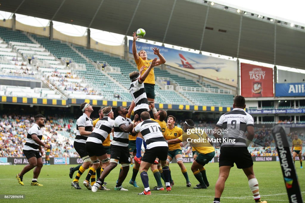 Wallabies v Barbarians