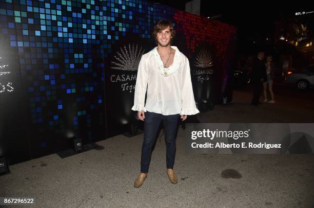 Diego Boneta attends Casamigos Halloween Party on October 27, 2017 in Los Angeles, California.