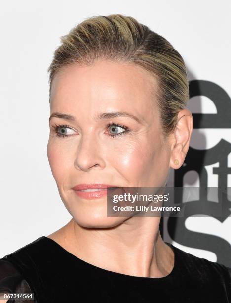 Comedian/TV personality Chelsea Handler arrives at PEN Center USA's 27th Annual Literary Awards Festival on October 27, 2017 in Beverly Hills,...