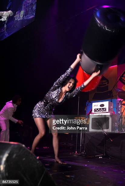 Katy Perry performs at the GRAMMY Celebration Concert Tour at Filmore Miami Beach at Jackie Gleason Theater on May 7, 2009 in Miami Beach, Florida.