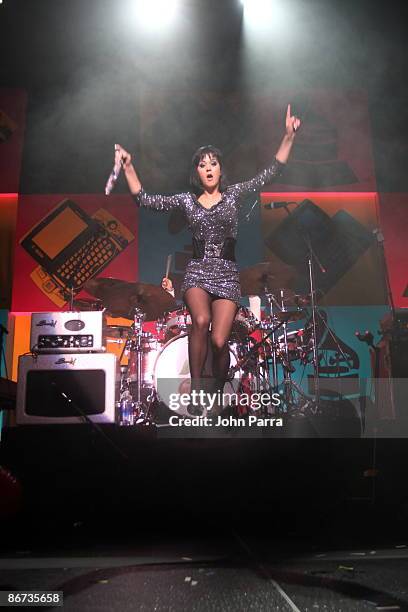 Katy Perry performs at the GRAMMY Celebration Concert Tour at Filmore Miami Beach at Jackie Gleason Theater on May 7, 2009 in Miami Beach, Florida.