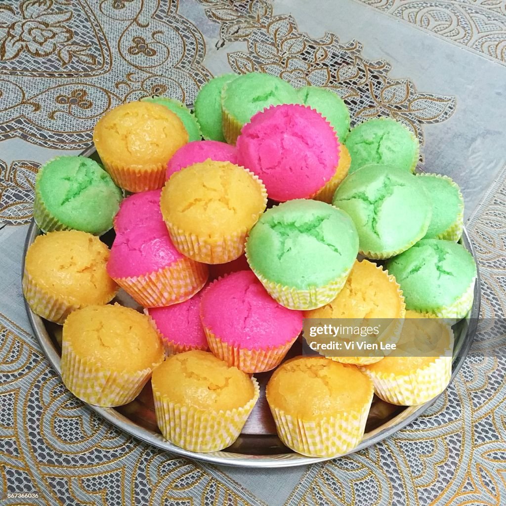 Steamed mini cupcakes