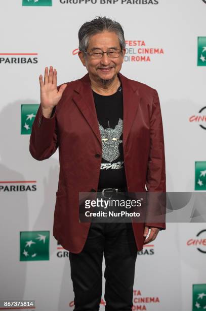 Go Nagai attends the photocall during the 12th Rome Cine Fest, Rome, Italy on 28 October 2017.
