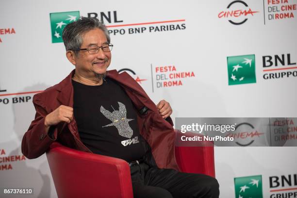 Go Nagai attends the photocall during the 12th Rome Cine Fest, Rome, Italy on 28 October 2017.