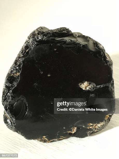 obsidian - black gemstone stock pictures, royalty-free photos & images