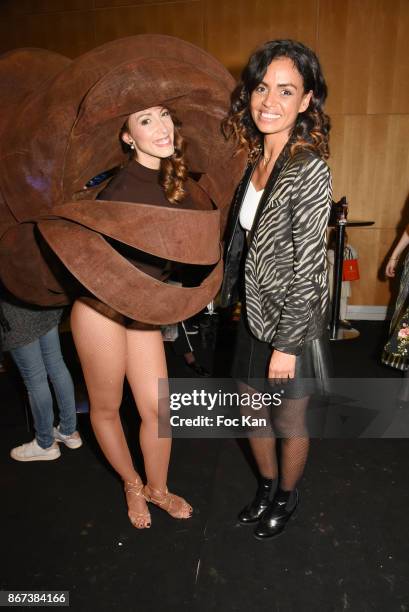 Silvia Notargiacomo and Laurence Roustandjee attend the 'Salon Du Chocolat 2017 - Chocolate Fair' - Auction Show in Benefit of Mecenat Chirurgie...