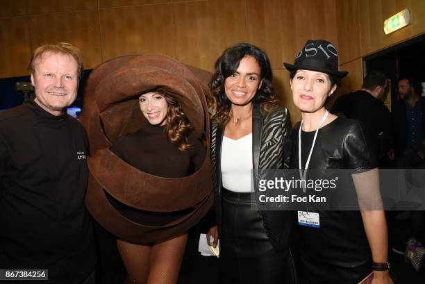 Silvia Notargiacomo by Laurence Bossion & Patrice Chapon and Laurence Roustandjee attend the 'Salon Du Chocolat 2017 - Chocolate Fair' - Auction Show...