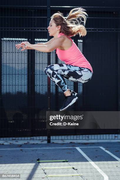high intensity interval training - interval training stock pictures, royalty-free photos & images