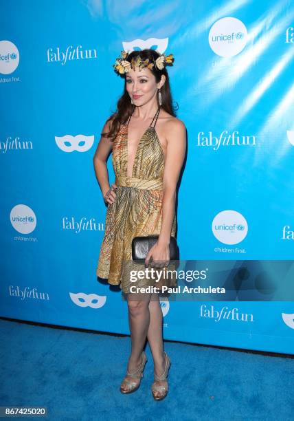 Actress Autumn Reeser attends the 5th Annual UNICEF Masquerade Ball at Clifton's Republic on October 27, 2017 in Los Angeles, California.