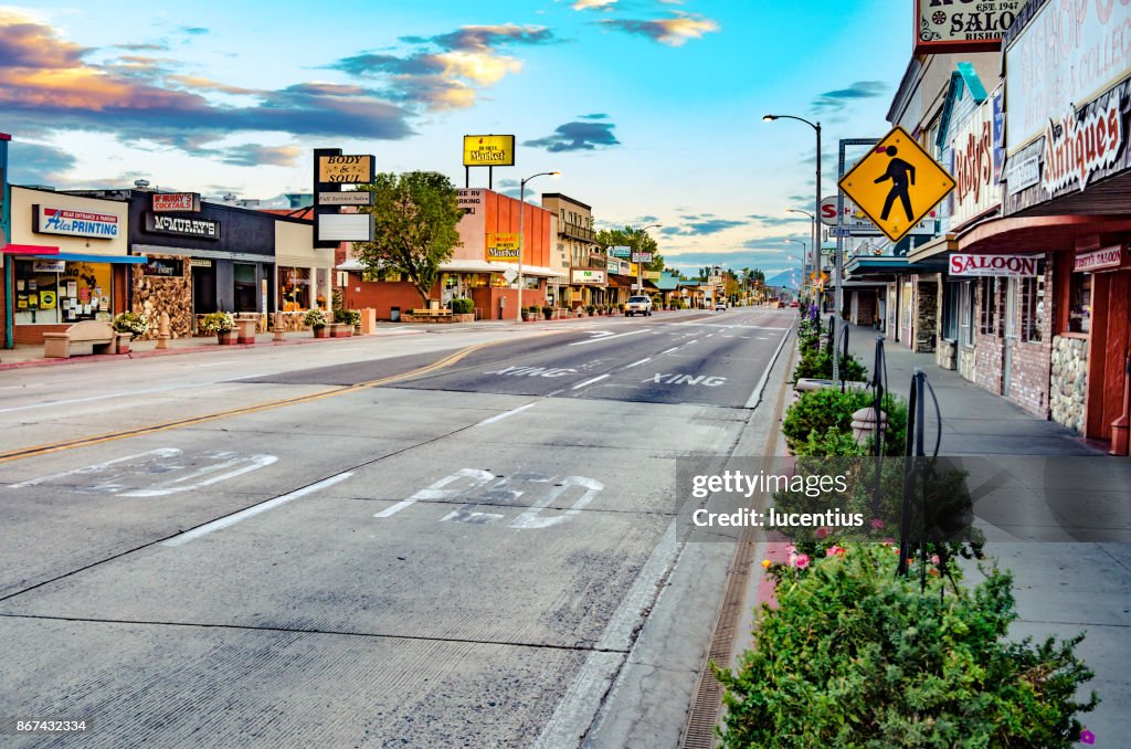 Bishop, Owens valley, California, Main street