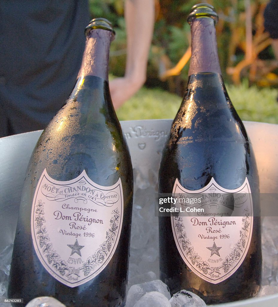 Dom Perignon, Karl Lagerfeld and Eva Herzigova Host an International Launch Event to Unveil the New Image of Dom Perignon Rose Vintage 1996 Champagne by Karl Lagerfeld - Inside