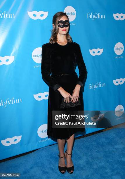 Actress Bailey Noble attends the 5th Annual UNICEF Masquerade Ball at Clifton's Republic on October 27, 2017 in Los Angeles, California.